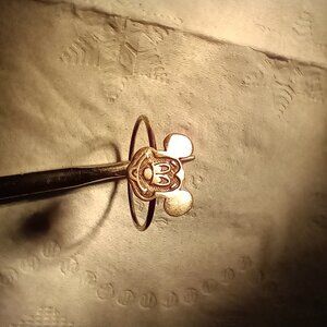 Mickey Mouse Sterling Ring size 7